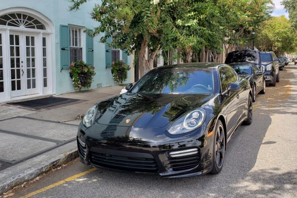 sedans-porsche-1S Charleston Airport Shuttle, Limo Service & Party Bus Rental