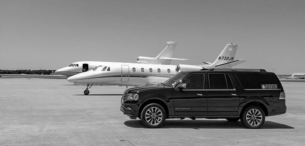 private-jet-bw-01-1c515942 Charleston Airport Shuttle, Limo Service & Party Bus Rental