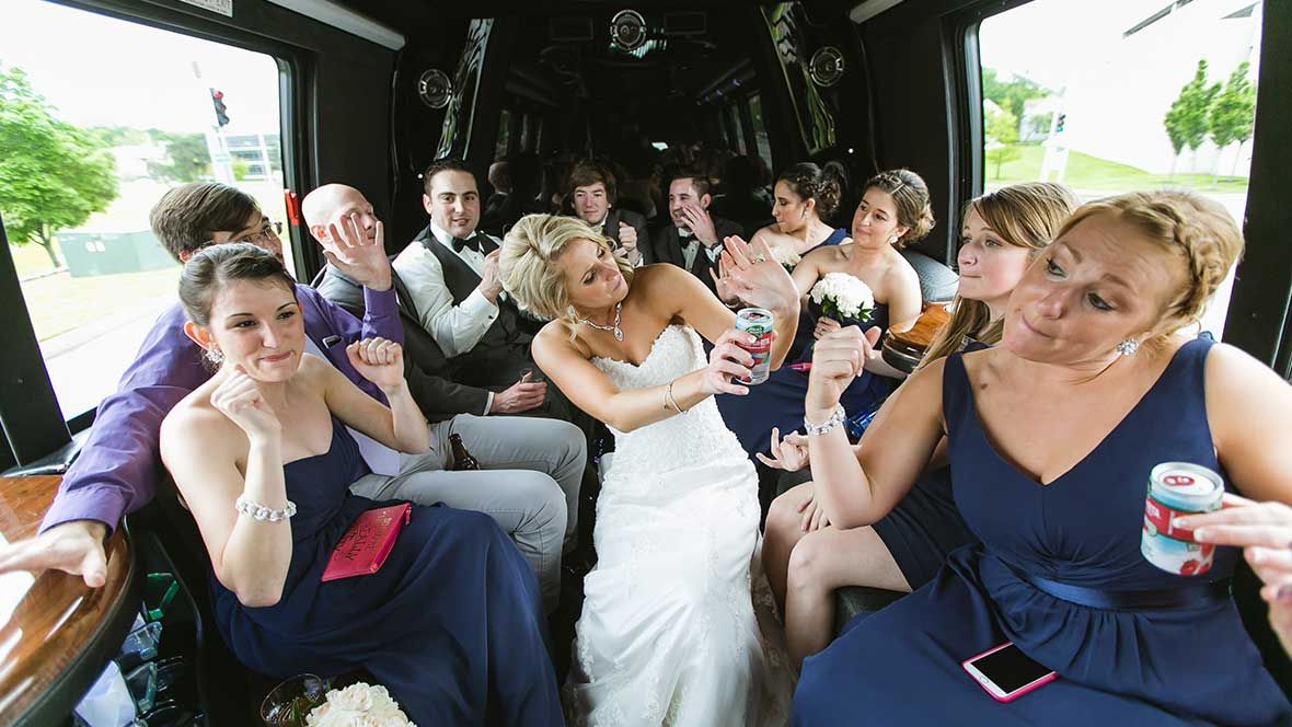 Charleston-Wedding-Transportation-641c6779 10 Reasons You Should Rent a Limo Party Bus for your Wedding